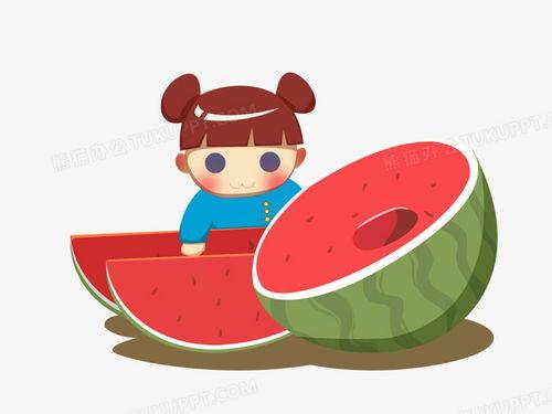 动漫吃瓜图文素材